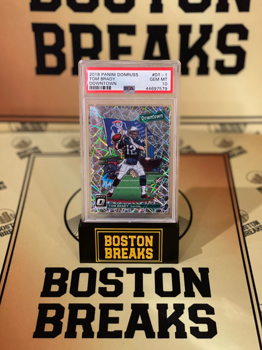 2018 Panini Donruss Optic Downtown Tom Brady #DT-1 PSA 10