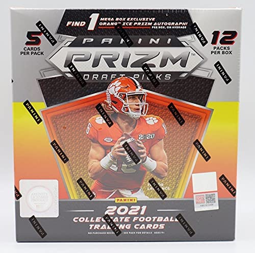2021 Panini Prizm Draft Picks Orange Ice Mega Box, photo 1 of 1
